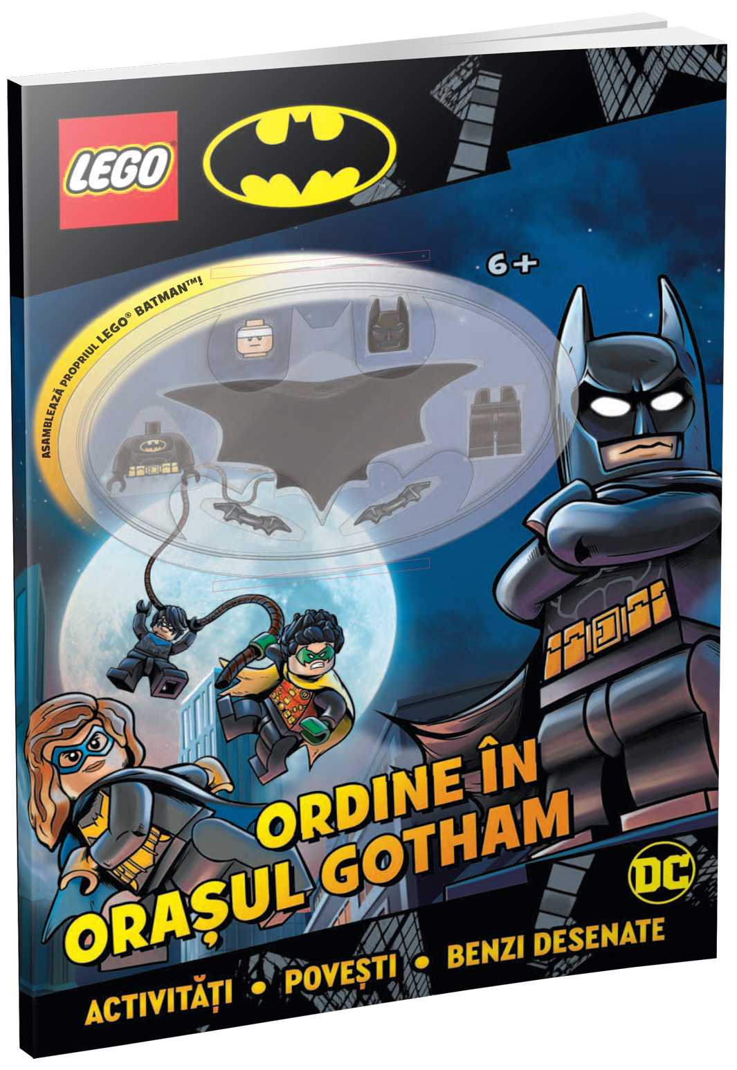 Ordine in orasul Gotham (carte de activitati cu benzi desenate si minifigurina LEGO )