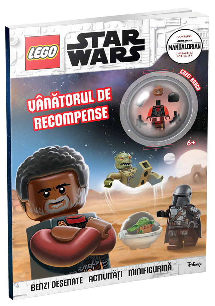 LEGO Star Wars Vanatorul de recompense (carte de activitati cu minifigurina LEGO )