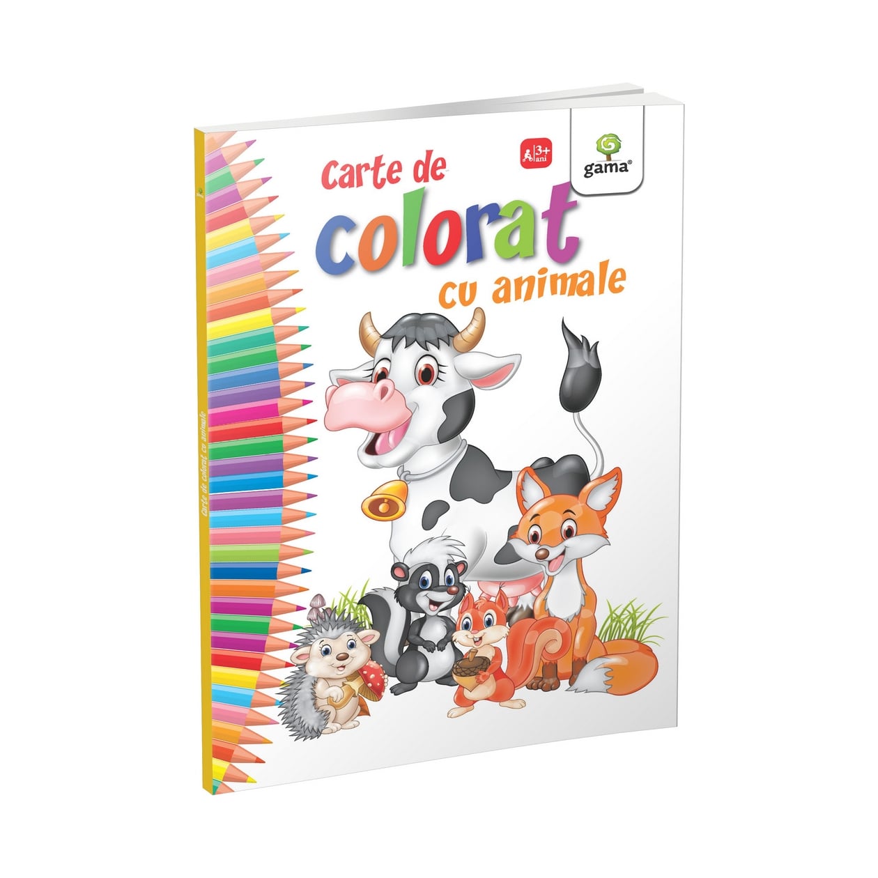 Carte de colorat cu animale - Editia 2018 - Editura Gama