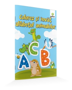 Colorez și învăț alfabetul animalelor