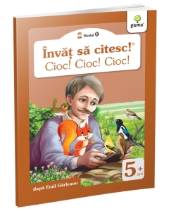 Cioc! Cioc! Cioc! carte cu litere de tipar și abtibilduri by Editura Gama 