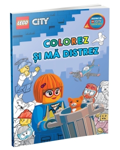 Colorez și mă distrez – Orașul LEGO (carte de colorat)
