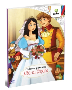 Colorez Povestea Alba ca Zapada - Editura Gama
