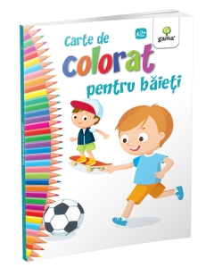 Carte de colorat pentru băieţei - Ediția 2018 - Editura Gama