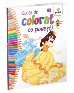 Carte de colorat cu poveşti