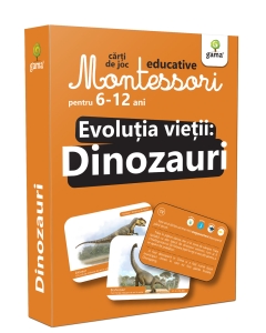 Evoluția vieții: Dinozauri - Cărți de joc Montessori - Editura Gama