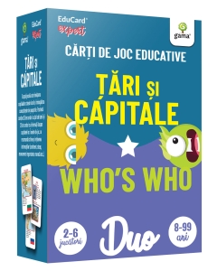 DuoCard - Țări și capitale • Who's who - Editura Gama