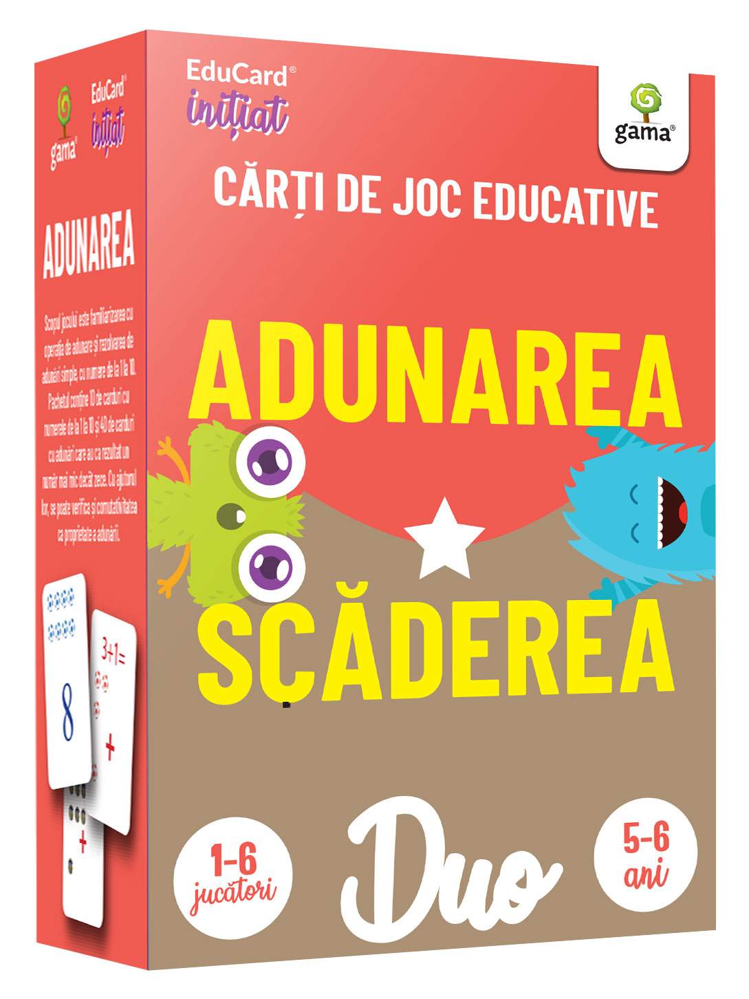 DuoCard - Adunarea Scaderea