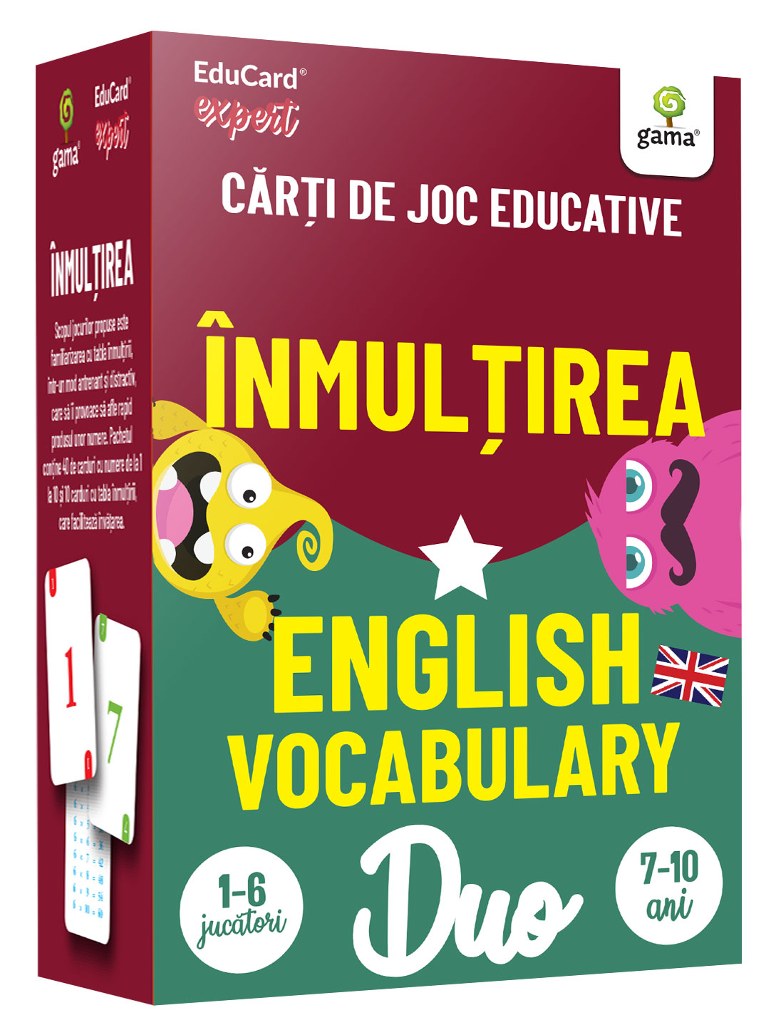DuoCard - Inmultirea English vocabulary